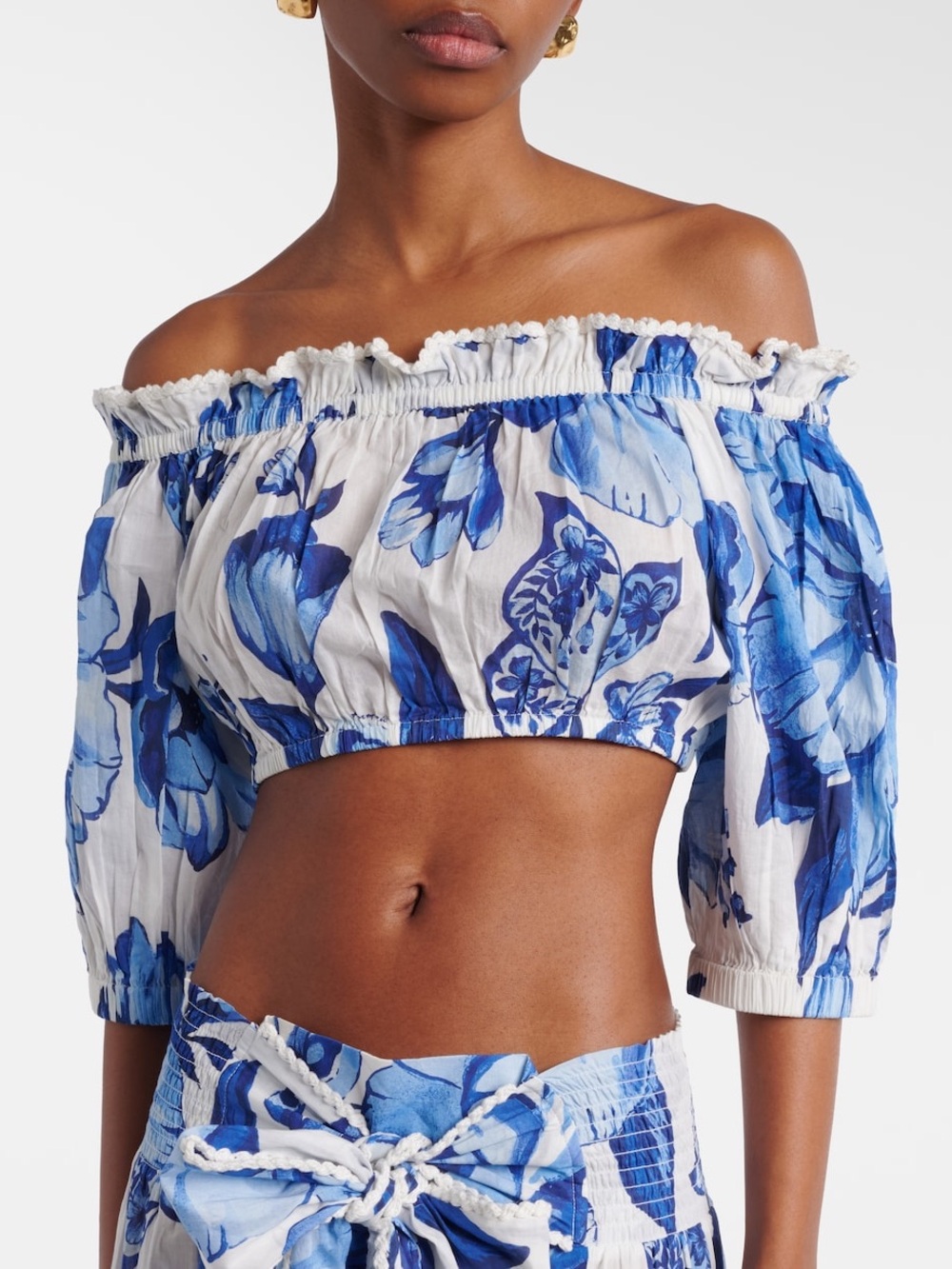 FARM Rio PORCELAIN CHITA BLOUSE